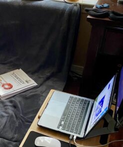 Sofia + Sam Multi Tasking Lap Desk with Adjustable Tilt Surface | Mouse Pad | Fits Laptops Up to 15" | Tablets Up to 9.6" | Smart Phones Up to 3.5" | Natural | | Computer Lap Tray 45 71fgMziF5bL