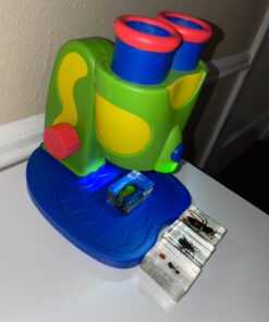 GeoSafari Jr. My First Kids Microscope Toy, Preschool Science, STEM Toy, Gift for Toddlers Ages 3+ Multi-color 28 71fhXFbDoXL