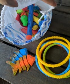 JOYIN 30 Pcs Diving Pool Toys for Kids Ages 3-12 Jumbo Set with Storage Bag Pool Games Summer Swim Water FishToys 20 71fj0ODDMZL