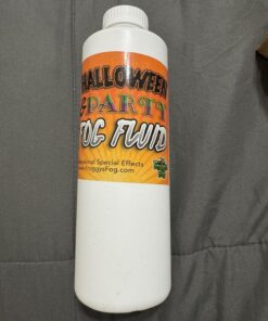 Froggy's Fog Halloween and Party Fog Fluid, High Output Long-Lasting Fog Juice for 400-1500 Watt Water-Based Fog Machines, Great for Pro and Home Haunters, Theatrical Effects, DJs, and More, 1 Quart 20 71fja0BhlJL