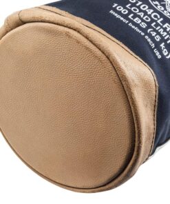 Klein Tools 5104CLRFR Canvas Bucket, Flame-Resistant Top Closing Tool Bucket, with Double-Reinforced Bottom, 100-Pound Load Rated 15 71fjp lIvtL