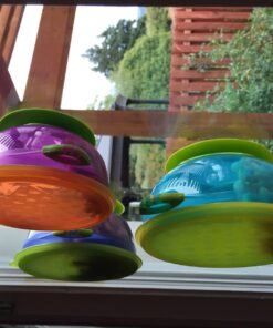 Baby Bowls and Matching Lids - Suction Cup Bowls for Babies, Toddlers & Infants - Set of 3 Sizes - 6 Pieces 29 71fjslqsTBL