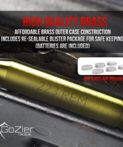 223 Laser Bore Sight Red Dot in-Chamber Cartridge ✮ .223 REM / 5.56 Red Dot Laser Sighter ✮ 25 71fjt6lAPSL