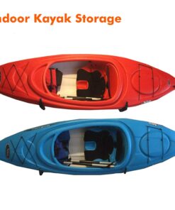 Heavy Duty Garage Indoor Kayak Storage Hooks Hanger, Wall Mounted Utility Hanging Cradle Rack for Canoe Paddle Board, Ladder, Folding Chairs, Hose, Bicycle and Tools (4 Pack, Black) 28 71fjvvw4jyL