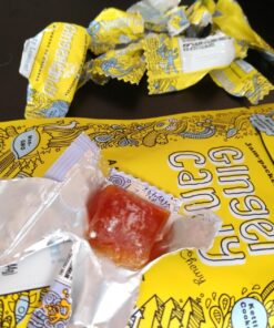 Assorted Ginger Chews (4-Pack)- (4) Gem Gem 5oz Bags - ORIGINAL, MANGO, LEMON & ORANGE | All-Natural, Non-GMO, Gluten Free, Vegan, REAL Indonesian Ginger - The perfect chewy sweet with a kick! 17 71flccfLLgL