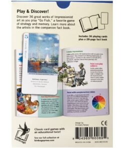 Impressionist Artists Go Fish for Art Cards & Book 4 71fletIubFL