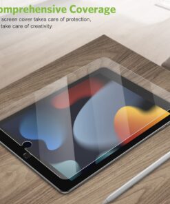 apiker 2 Pack Screen Protector for iPad 9th 8th 7th Generation 10.2 Inch, Tempered Glass for iPad 9 8 7 (2021/2020/2019) 30 71flqw1sjvL