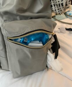 VS VOGSHOW Diaper Bag Backpack, Multifunction Stylish Travel Baby Bag Backpack with Crossbody Strap, Maternity Nappy Bag Gray 70 71flsHvezgL