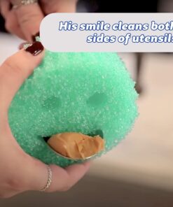 Scrub Daddy Color Sponge - Scratch-Free Multipurpose Dish Sponge Color Variety Pack - BPA Free & Made with Polymer Foam - Stain & Odor Resistant Kitchen Sponge (3 Count) 3 Count (Pack of 1) Scrub Daddy Colors 28 71fnCoYB2iL