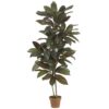Nearly Natural 6580 Cordyline Silk Plant Real Touch, 5-Feet, Green 18 71fnS0PIvLL