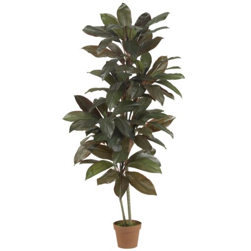 Nearly Natural 6580 Cordyline Silk Plant Real Touch, 5-Feet, Green