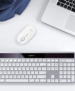 Logitech K750 Wireless Keyboard— Solar Recharging, Mac-Friendly, 2.4GHz Wireless - Silver 24 71fpwlSzplL