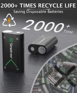 Smatree Rechargeable Battery Compatible with Xbox Series X|S/Xbox One/Xbox One S/Xbox One X/Xbox One Elite Wireless Controller, 3 Pack Batteries with Charger 23 71fqc3qv5zL