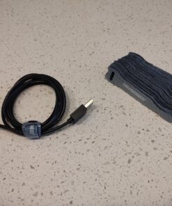 Reusable Cable Ties 1/2" x 4" for Cable Management and Organizing Cords - 30 Pack (Black) Black 1/2" X 4" 22 71fqg5c9H2L