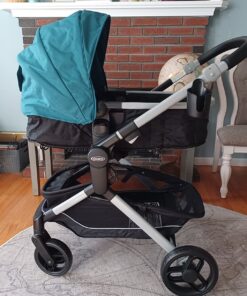 Graco Modes Nest Travel System, Includes Baby Stroller with Height Adjustable Reversible Seat, Pram Mode, Lightweight Aluminum Frame and SnugRide 35 Lite Elite Infant Car Seat, Bayfield Modes Nest w/ Height-Adjustable Seat 39 71fqiWw2jL