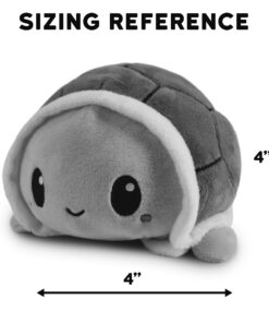TeeTurtle - The Original Reversible Turtle Plushie - Rainbows - Cute Sensory Fidget Stuffed Animals That Show Your Mood 3.5 inch 10 71fr93QTYxL