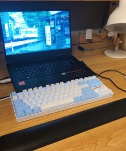 Redragon K552 Mechanical Gaming Keyboard RGB LED Backlit Wired with Anti-Dust Proof Switches for Windows PC (White, 87 Key Blue Switches) 87 Key Blue Switch White RGB Backlit 37 71frEGoQWVL