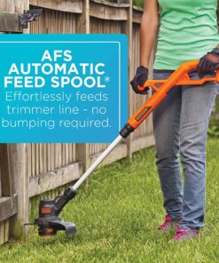 BLACK+DECKER 20V MAX String Trimmer/Edger Kit, 10-Inch (LST201) 24 71frp0WHlrS