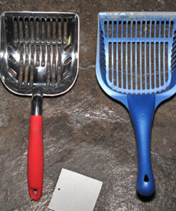 DuraScoop® Premium Multicat Cat Litter Scoop | Solid Metal | Litter Box Tray Pan Sifter Random Color 73 71fs2plVYmL