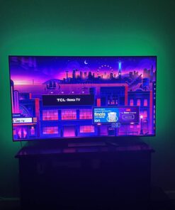 MATICOD LED 9.84ft RGB Strip Lights for TV Behind, USB for 32-43in TV, Bluetooth APP Remote Control Music Sync TV Backlight for Gaming Room Multicolor 9.84FT for 32"-43" TV 29 71fs3LLFAKL