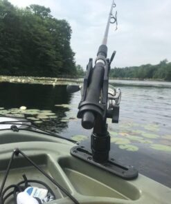 Scotty #282-BK Baitcaster Rod Holder w/Gearhead & Track (Black) Black 53 71fsVlzzN6L