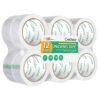 CREGEAR Heavy Duty Packing Tape 12 Pack, 2.7 mil, 1.88 inch x 60 Yards, Ultra Strong, Clear Tape, Thick Refills for Packaging Moving Sealing and Shipping, Total 720 Yards, 3" Core 40 71ft5r16ppL
