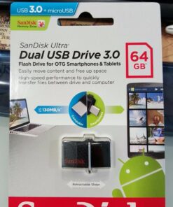 SanDisk Ultra 64GB USB 3.0 OTG Flash Drive With micro USB connector For Android Mobile Devices(SDDD2-064G-G46) 40 71ftFa1KPXL