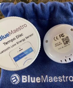 Tempo Disc™ 3 in 1 Wireless Thermometer, Hygrometer & Dew Point Sensor & Data Logger - Highly Accurate, 270 Feet Range, 250 Day Device Storage, Simple Data Export, Unlimited Phone & Cloud Storage 41 71ftWZud5LL 1