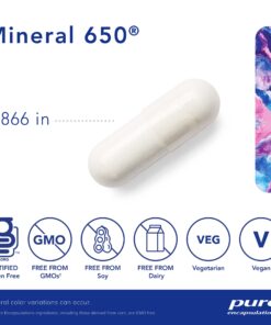 Pure Encapsulations Mineral 650 | Hypoallergenic Combination of Balanced Chelated|Minerals | 180 Capsules Unflavored 180 Count (Pack of 1) 10 71ftcBp9v5L