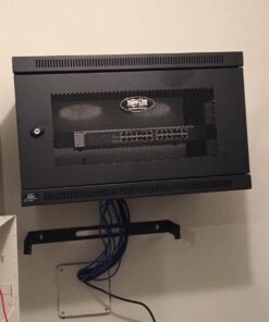 Tripp Lite 6U Wall Mount Rack Enclosure Server Cabinet, 16.5" Deep, Switch-Depth (SRW6U), Black Standard 32 71fu7rrbIvL 1