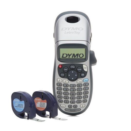 DYMO LetraTag LT-100H Handheld Label Maker for Office or Home (21455) Machine + 2 Tapes