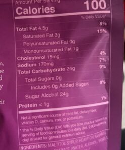 Tom & Jenny's Sugar Free Candy (Soft Caramel) with Sea Salt and Vanilla - Low Net Carb Keto Candy - with Xylitol and Maltitol - (Classic Caramel, 1-pack) 2.9 Ounce (Pack of 1) 28 71fvUwJMXdL