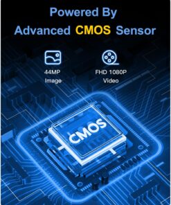 Alternative view of Digital Camera, FHD 1080P Kids Camera with Neck Lanyard 32GB Card Battery, Anti-Shake 16X Digital Zoom, 44MP Point Shoot Camera, Compact Portable Small Gift Camera for Kid Teen Student Girl Boy(Black) Black