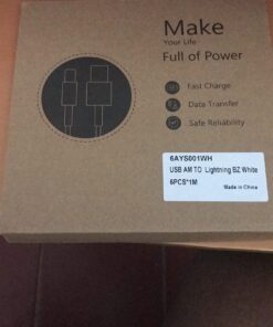 iPhone Charger, 6Pack 3FT Lightning Cable Sundix iPhone Charger Cable Charging Cord Compatible iPhone 14/13/12/12Pro/12ProMax/11/11Pro/11Pro MAX/XS/XS MAX/XR/X/8/8Plus/7/7Plus and More White 39 71fwjRELOL