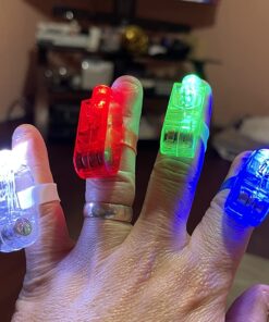 CALIFORNIA CADE ELECTRONIC Finger Lights- Party Favors-Bachelorette Party Favors - Party Supplies for Parties Cheering Novelty Toys Gift for Kids, Adult, Pack of 48 35 71fwkIG7hIL