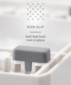 YouCopia StoreMore Adjustable Bakeware Rack, Cookie Sheet Baking Pan and Tray Organizer for Kitchen Cabinet and Pantry Storage, Standard, White 18 71fxQCkRwrL