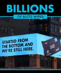 Alternative view of DUDE Wipes - Flushable Wipes Stocking Stuffers - 1 Pack, 48 Wipes - Unscented Extra-Large Adult Wet Wipes - Vitamin-E & Aloe for at-Home Use - Septic and Sewer Safe Fragrance Free 48 Count (Pack of 1)