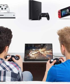 SideTrak Solo Pro Portable Monitor 15.8” FHD 1080P LED Anti-Glare IPS Screen | Works with Mac, PC, Chrome, PS4, Xbox & Switch | Powered by USB or Mini HDMI | Built-in DisplayPort, Speakers & HDR Non-Touchscreen 25 71fzodmO7gL