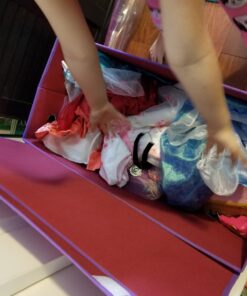 Idea Nuova Disney Frozen Collapsible Children’s Toy Storage Trunk, Durable with Lid 24 71g 0fjNmVL