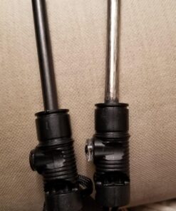 Swiss Safe 5-in-1 Fire Starter with Compass, Paracord and Whistle (2-Pack) for Emergency Survival Kits, Camping, Hiking, All-Weather Magnesium Ferro Rod Black 31 71g JYN2rzL