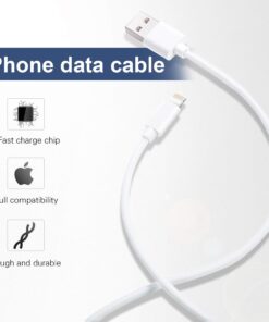 iPhone Charger, 6Pack 3FT Lightning Cable Sundix iPhone Charger Cable Charging Cord Compatible iPhone 14/13/12/12Pro/12ProMax/11/11Pro/11Pro MAX/XS/XS MAX/XR/X/8/8Plus/7/7Plus and More White 22 71g XRFUanL