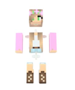 EnderToys Pink Flower Girl Action Figure 10 71g r3jtXNL