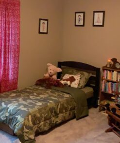 Dream Factory Boys Army Green Desert Camo Comforter Set, Multi, Twin 37 71g0ZagrSZL