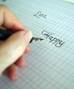 U.S. Art Supply (Pack of 2 Pads) - 9" x 12" Premium Calligraphic Practice Paper Pad, 19 Pound Bond (70gsm), Pad of 50-Sheets, Calligraphy Paper with Printed Practice Rule and Slanted Grid 28 71g0e4X 46L