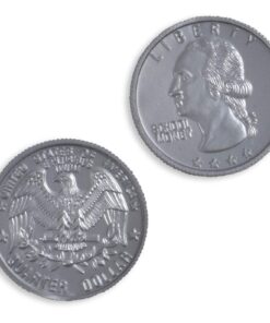 LEARNING ADVANTAGE Play Quarters - Set of 100 Plastic Coins - Designed and Sized Like Real US Currency - Teach Money Math With This Pretend Play Resource 1 Count (Pack of 1) 8 71g0gaQLXlL