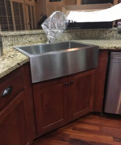 Kraus KHF200-30 Standart PRO Kitchen Stainless Steel Sink, 30 Inch Round Apron Single Bowl Rounded Apronfront 48 71g0rp7zFJL