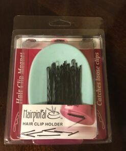 HairpinPal Magnetic Bobby Pin Holder - Easy Hair Clip and Pin Collector - Manage Hair Clips - Keeps Rooms Tidy - Sea Foam Teal - Made in the USA 36 71g0wv6SWHL