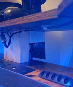 MOUNTUP Triple Monitor Stand Mount - 3 Monitor Desk Mount for Computer Screens Up to 27 inch, Triple Monitor Arm with Gas Spring, Heavy Duty Monitor Stand, Each Arm Holds Up to 17.6 lbs, MU0006 Black 36 71g1FcVyyML