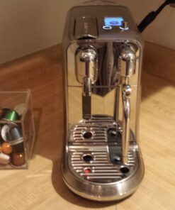 Breville Nespresso Nespresso Creatista Plus Coffee Espresso Machine, Brushed Stainless Steel BNE800BSSUSC Silver 47 71g1v1TDCNL