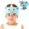 CozyPhones Kids Headphones, Headband Earphones for Children, Baby, & Toddlers 1-3. Stretchy & Comfy for Home, Plane & Car Travel Accessories - Mystic Unicorn Blue 31 71g1yLGiUCL